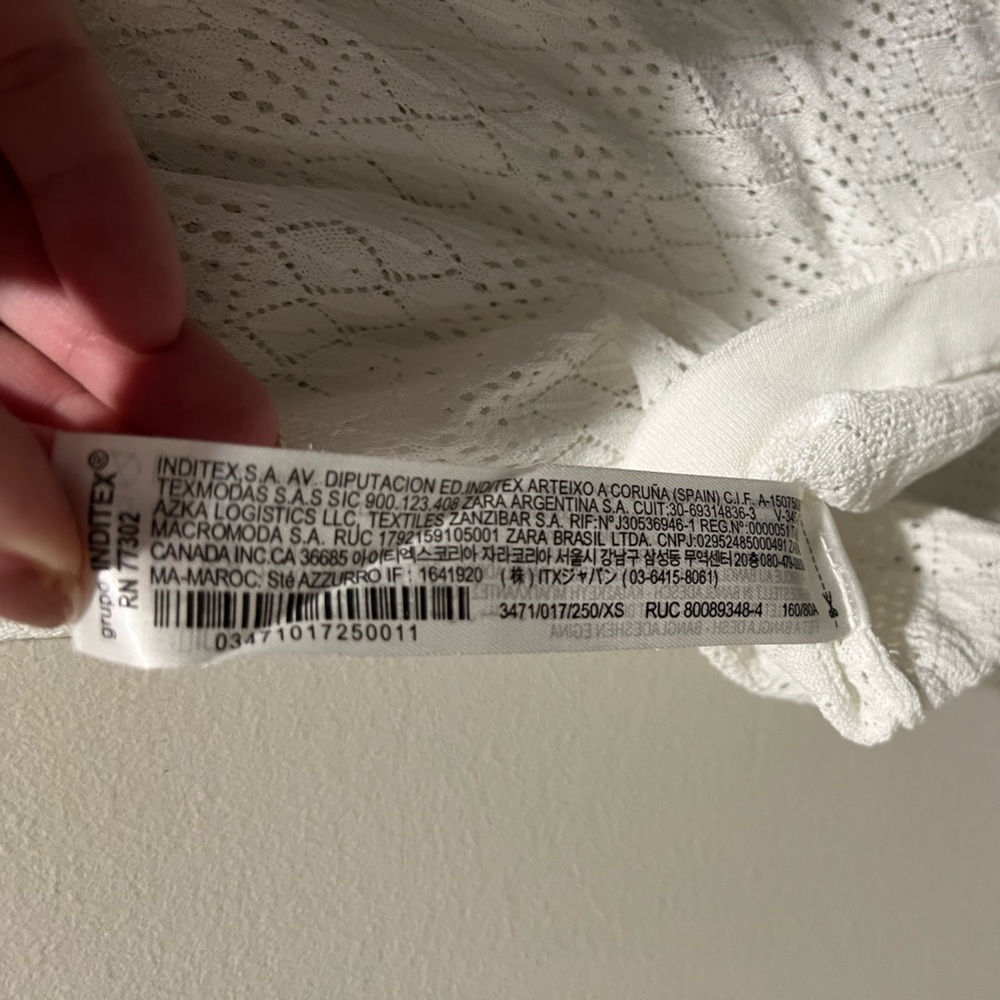 Zara Lace Like Tank Top - Picture 5 of 5